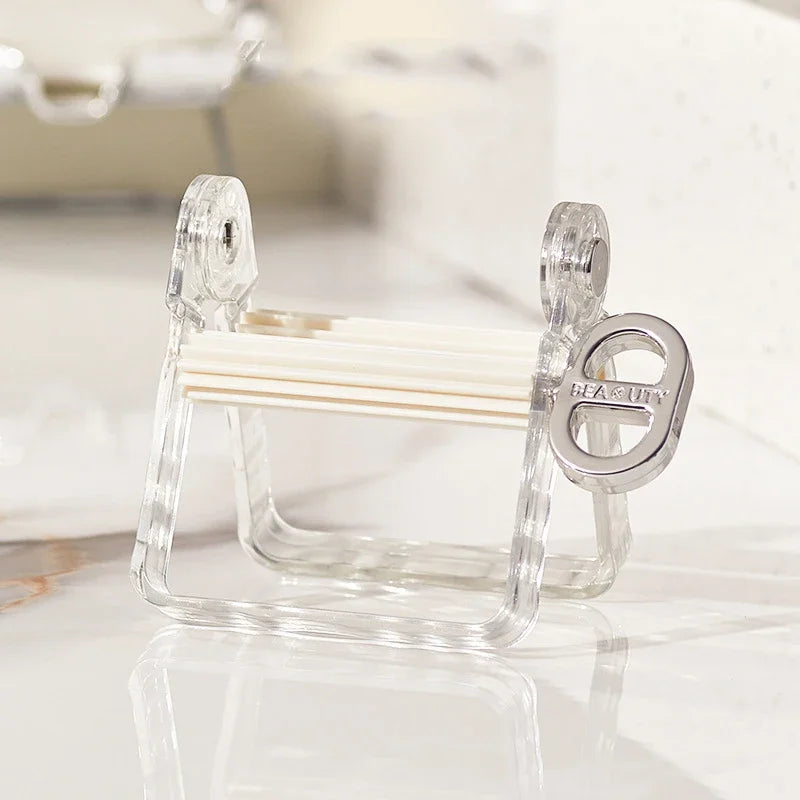 Stainless Steel Silver Toothpaste Squeezer Plastic