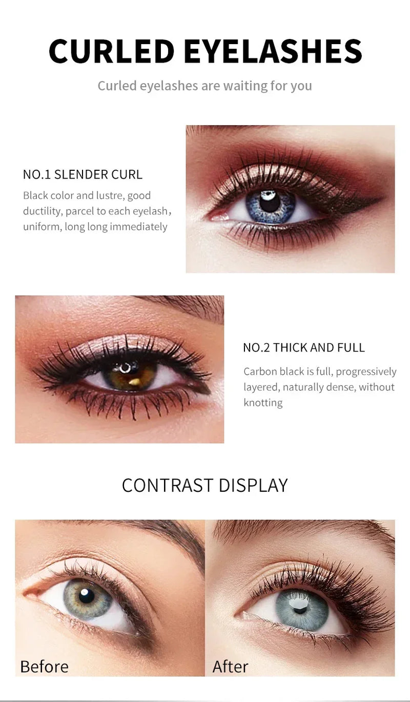 QIC Double Effect 4D Mascara Waterproof Natural