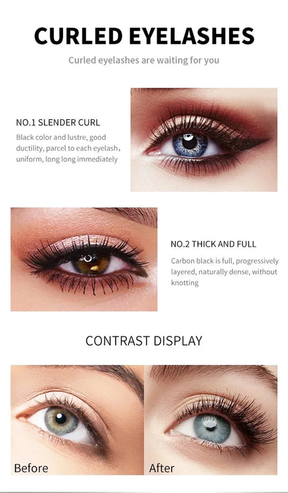 QIC Double Effect 4D Mascara Waterproof Natural