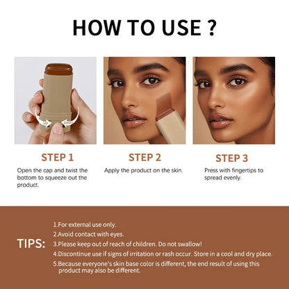 6-in-1 Tinted Foundation & Concealer Stick