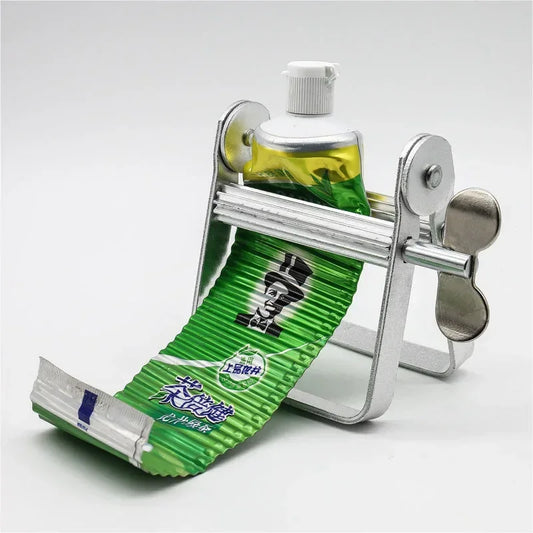 Stainless Steel Silver Toothpaste Squeezer Plastic
