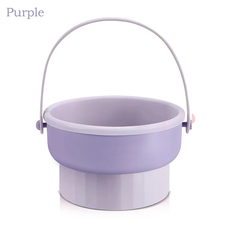 Makeup Brush Cleaner Mat 3 in 1 Silicone Washing Bowl