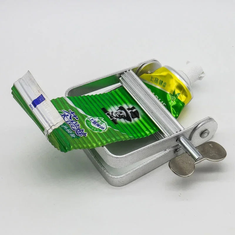 Stainless Steel Silver Toothpaste Squeezer Plastic