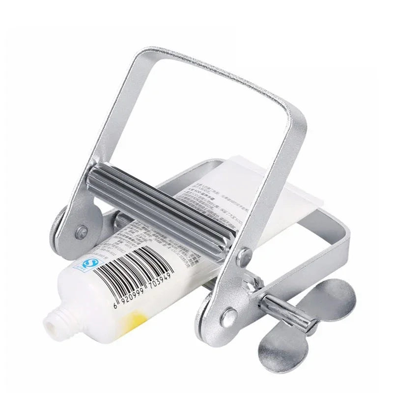 Stainless Steel Silver Toothpaste Squeezer Plastic