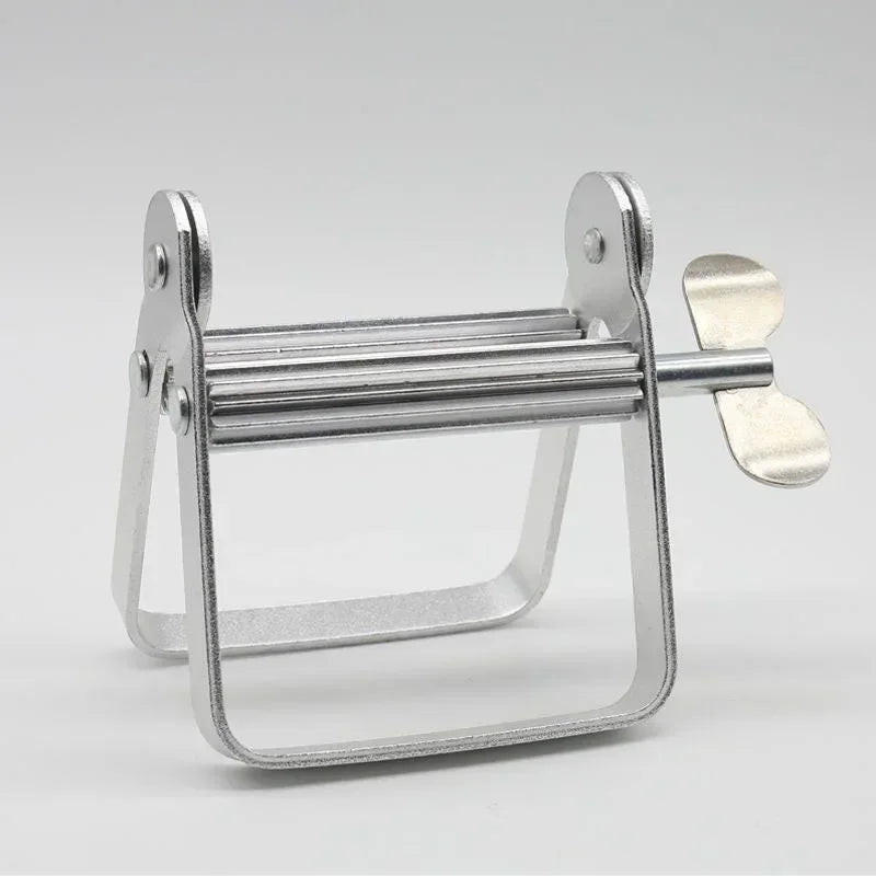 Stainless Steel Silver Toothpaste Squeezer Plastic