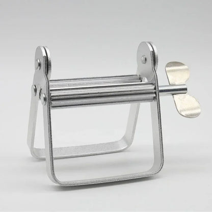 Stainless Steel Silver Toothpaste Squeezer Plastic