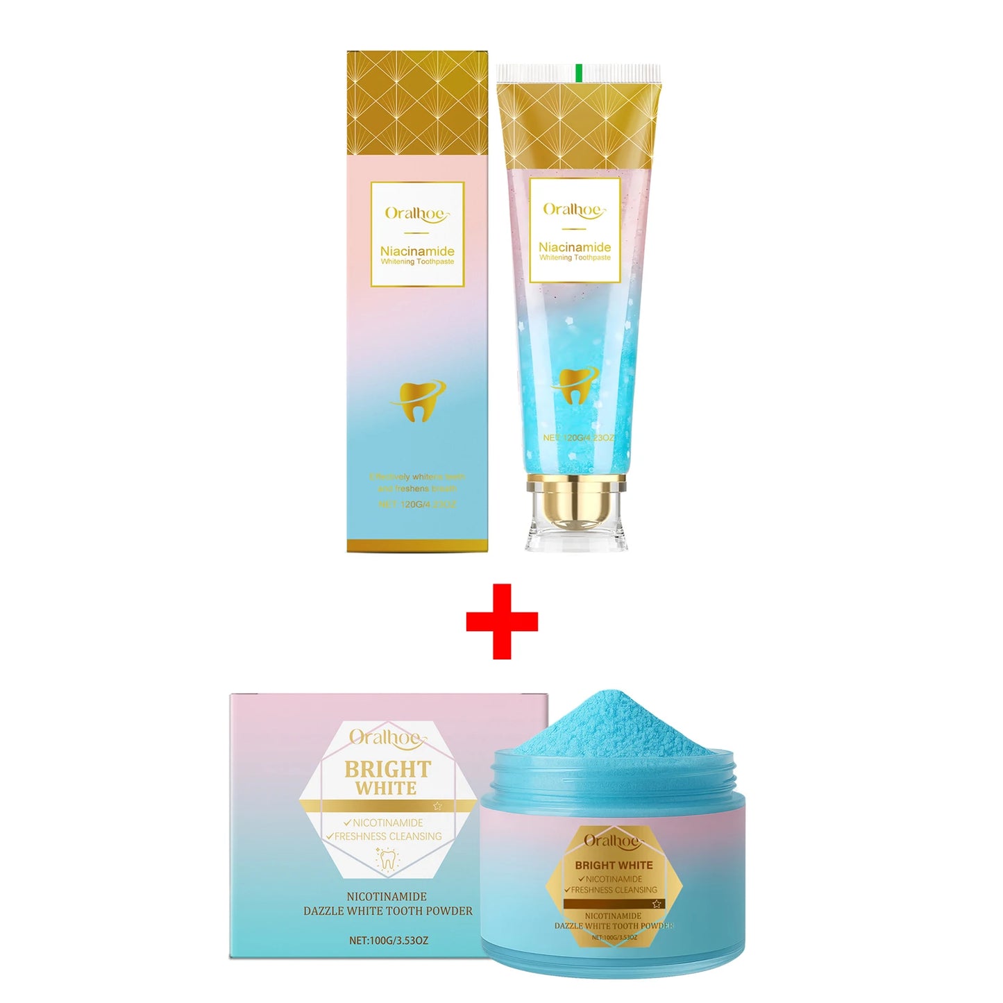 Niacinamide Teeth Brighten Toothpaste Plaque